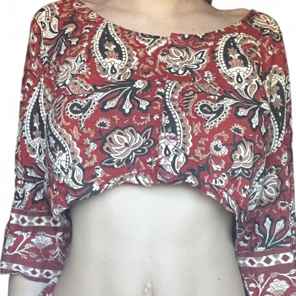 Open back boho top - Picture 3 of 3